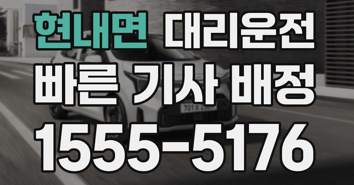 일일대리기사