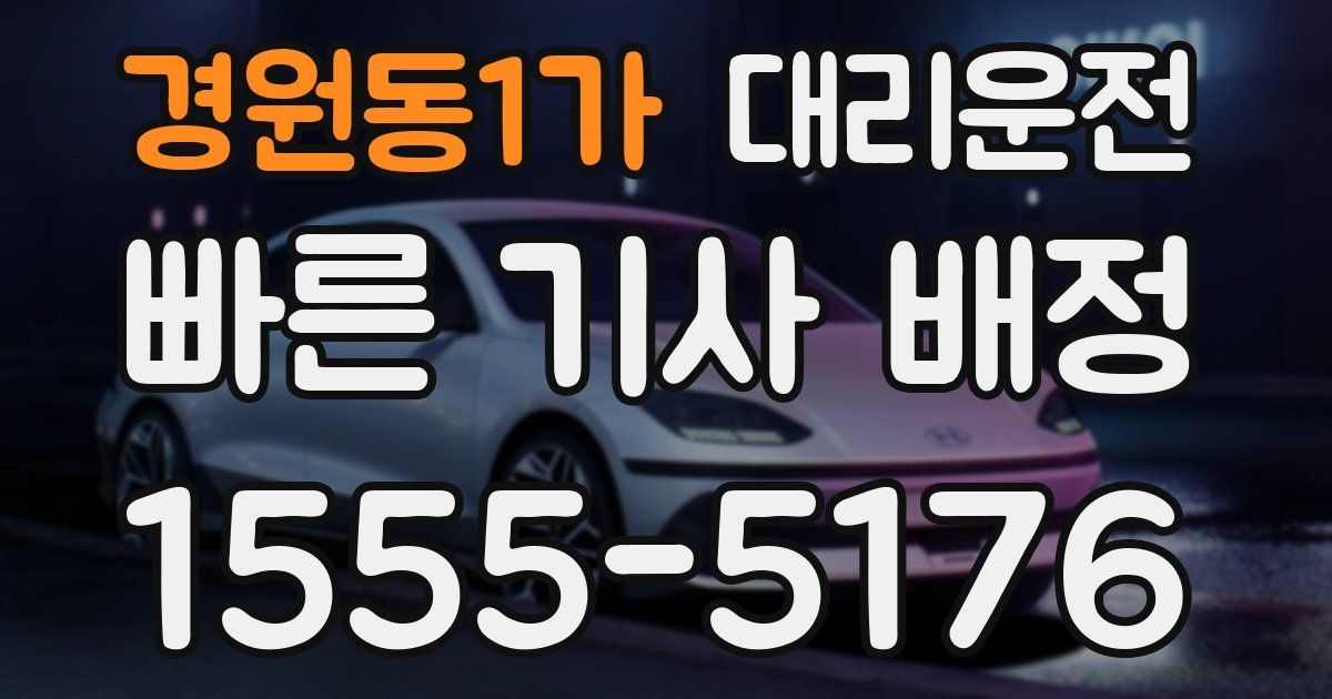 일일대리기사