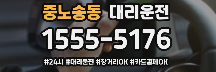 중노송동 대리운전