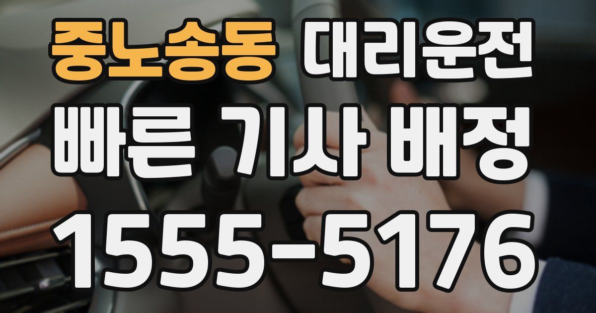 일일대리기사