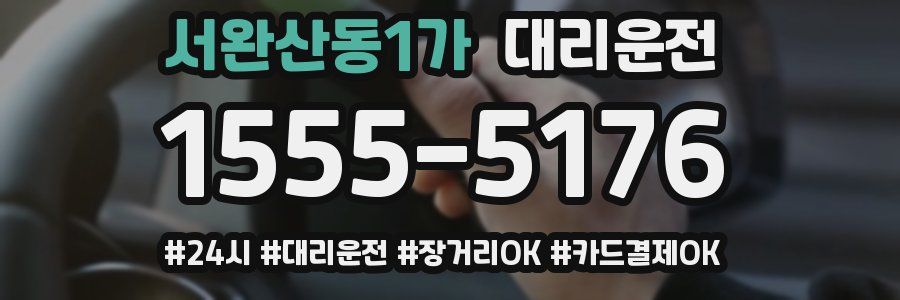 서완산동1가 대리운전