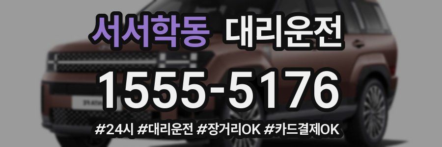 서서학동 대리운전