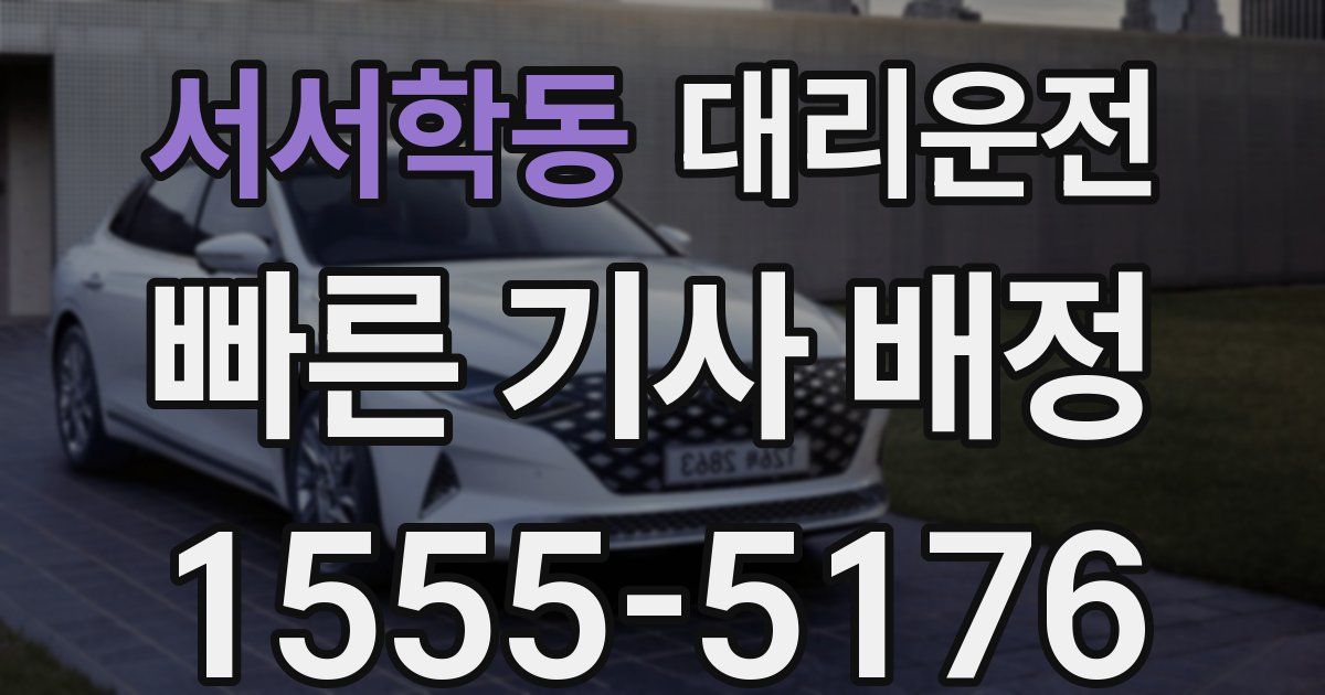 일일대리기사