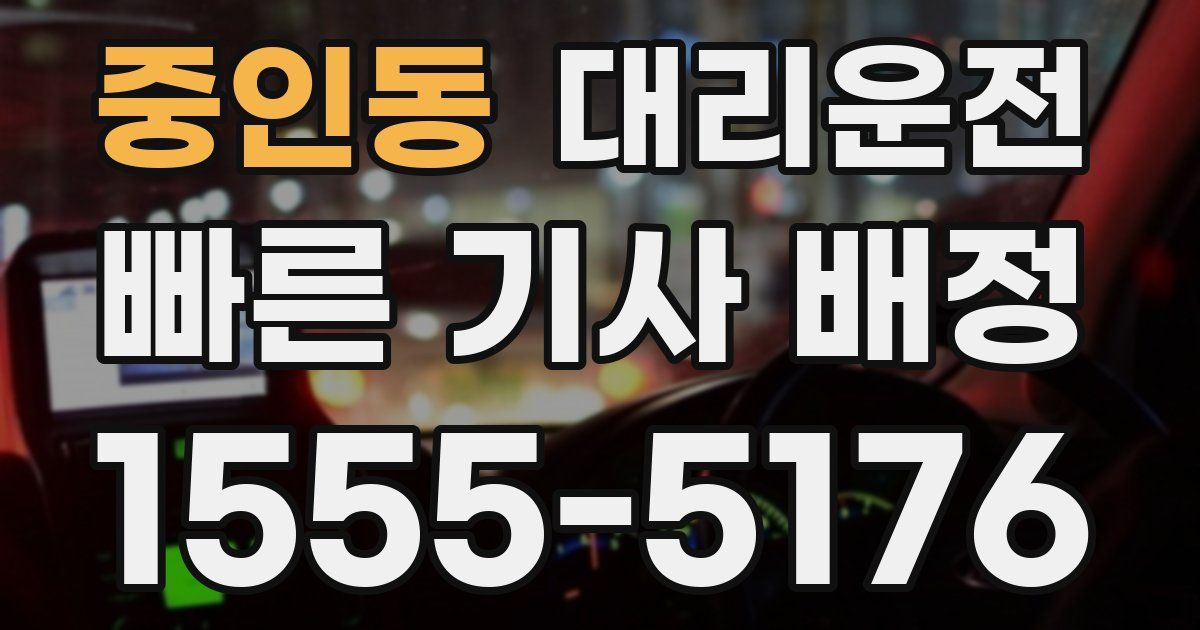 일일대리기사