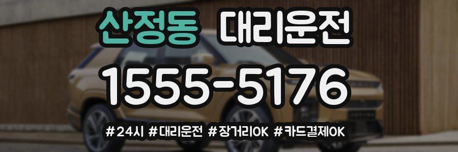 산정동 대리운전