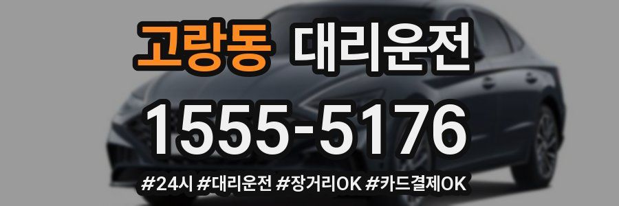 고랑동 대리운전