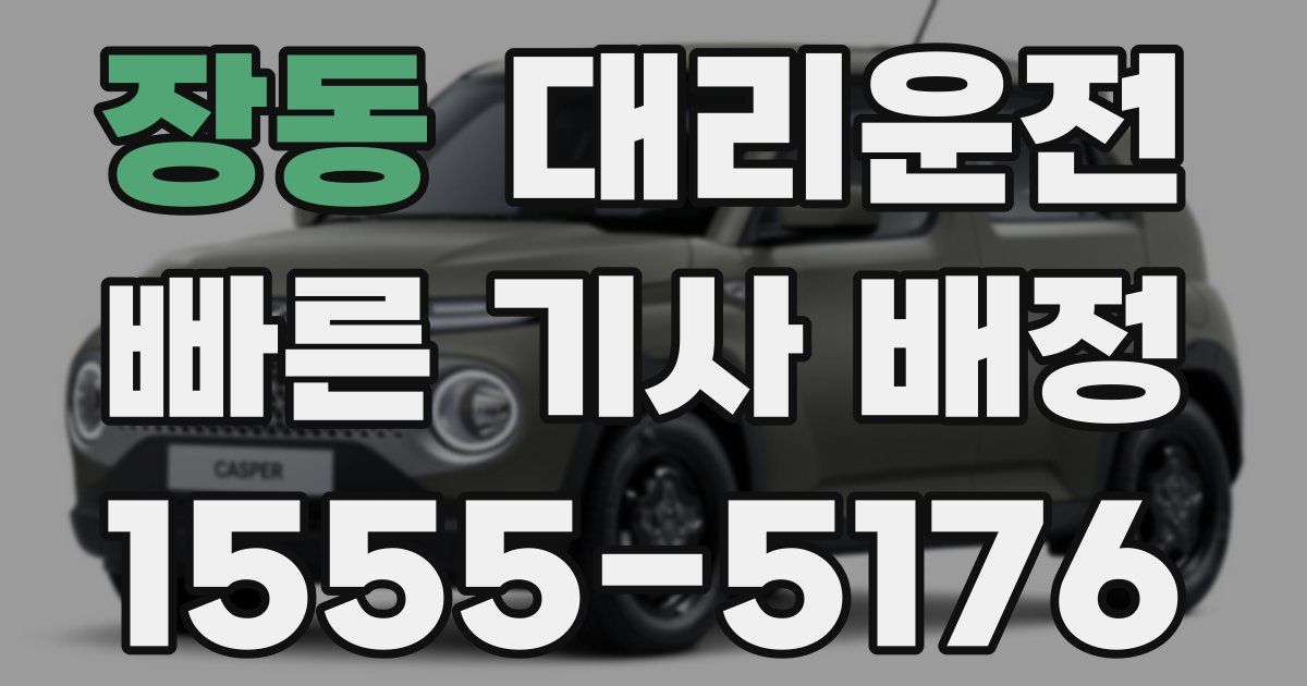 일일대리기사