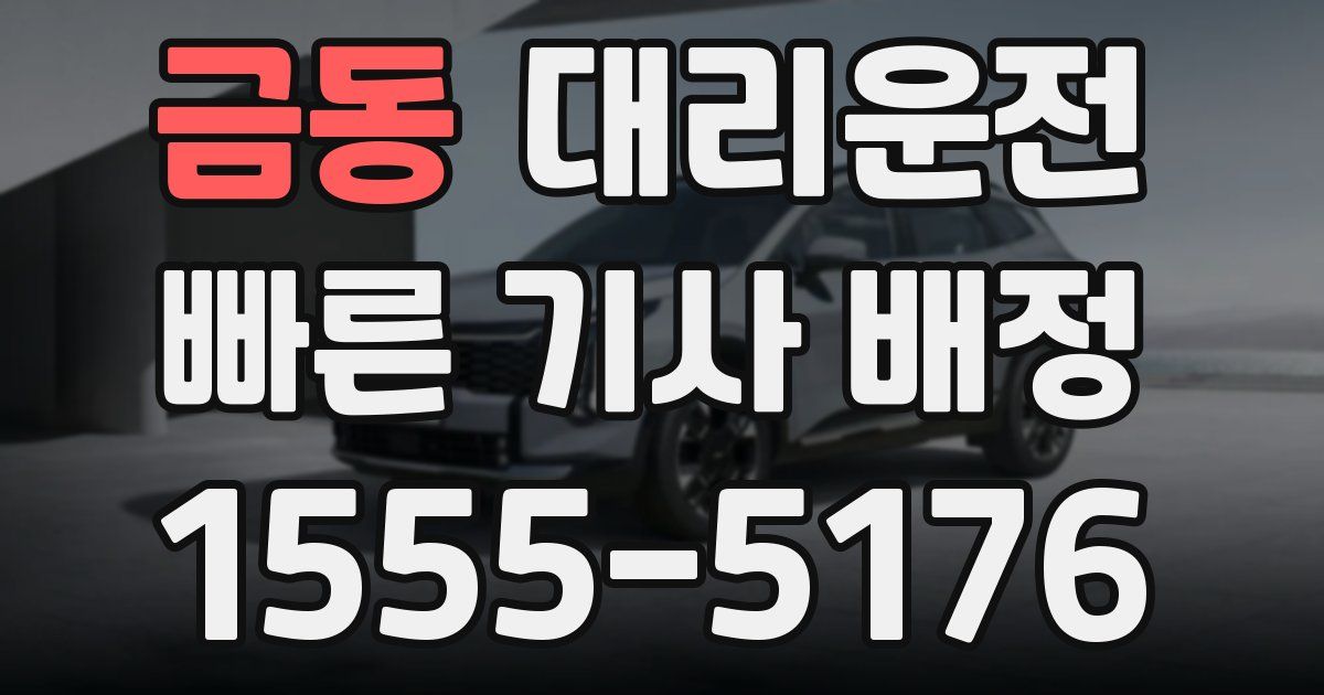 일일대리기사