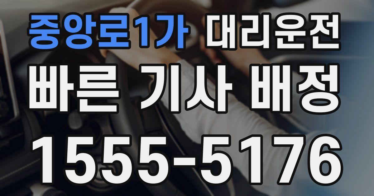 일일대리기사