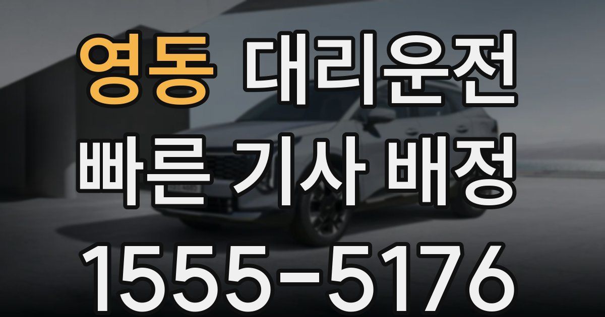 일일대리기사
