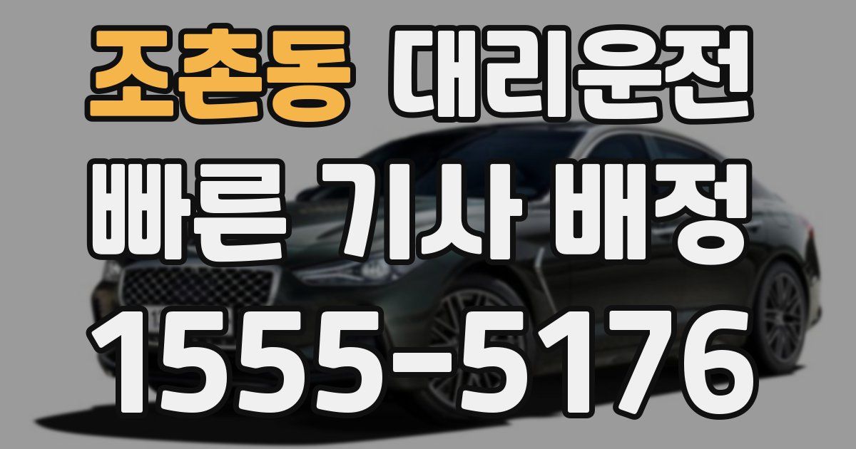 일일대리기사