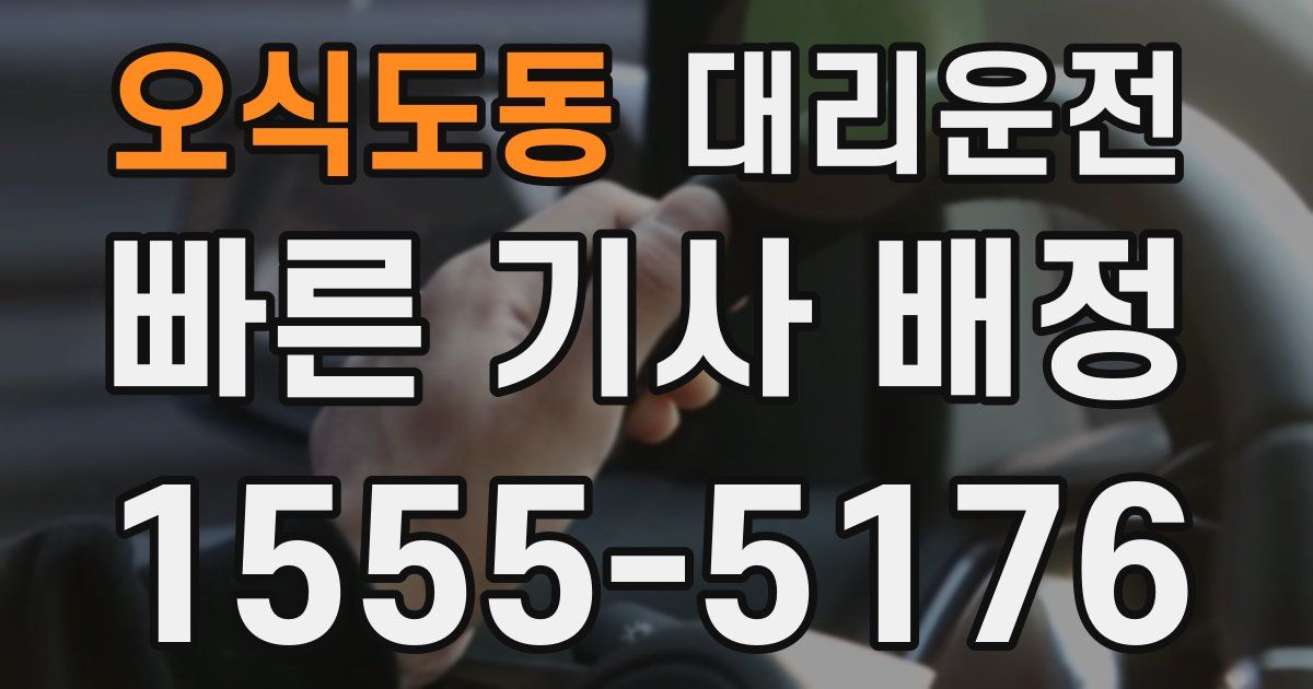 일일대리기사