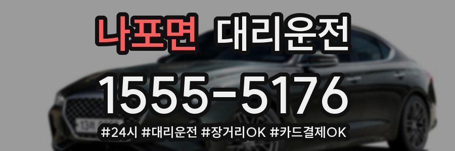 나포면 대리운전