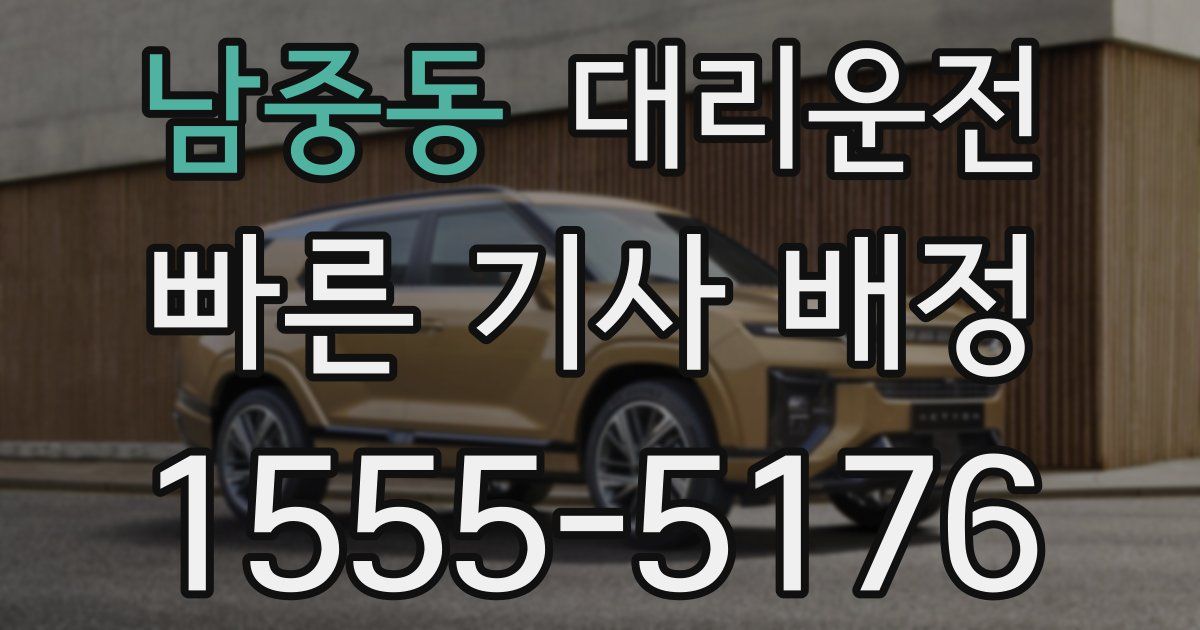 일일대리기사