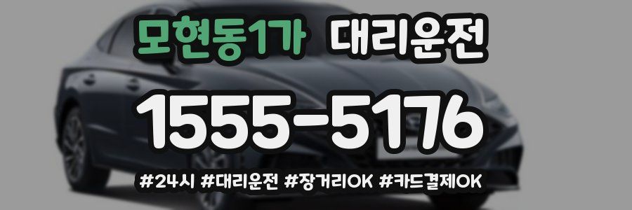모현동1가 대리운전