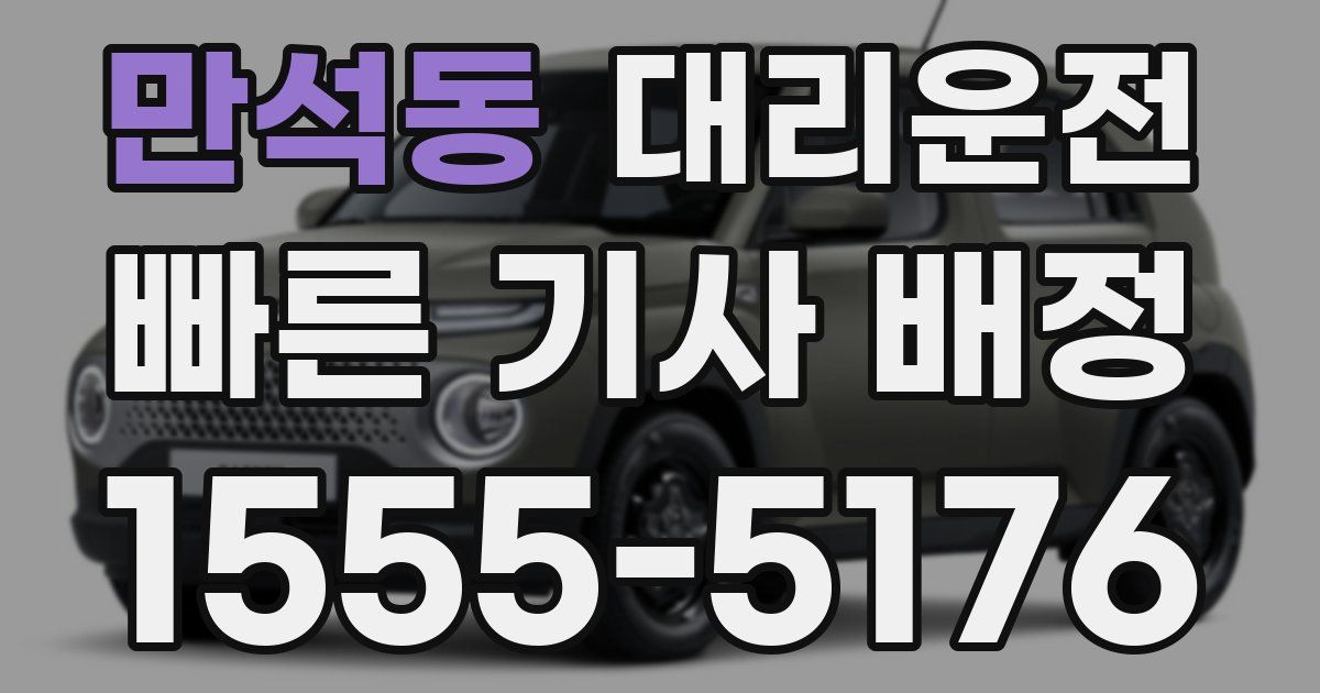 일일대리기사