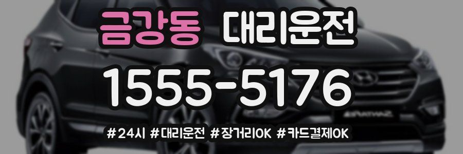 금강동 대리운전