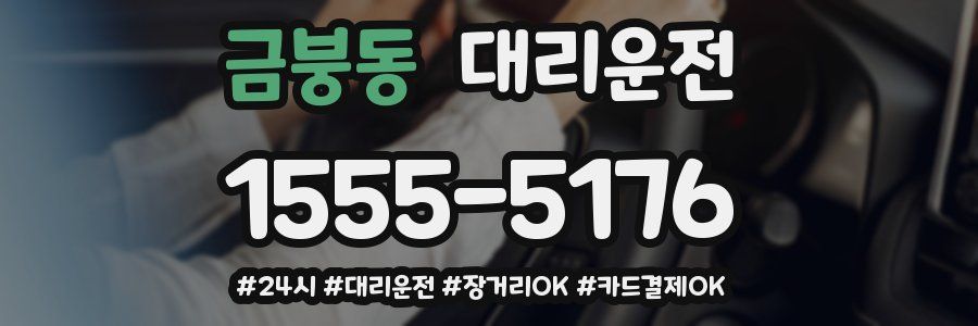 금붕동 대리운전
