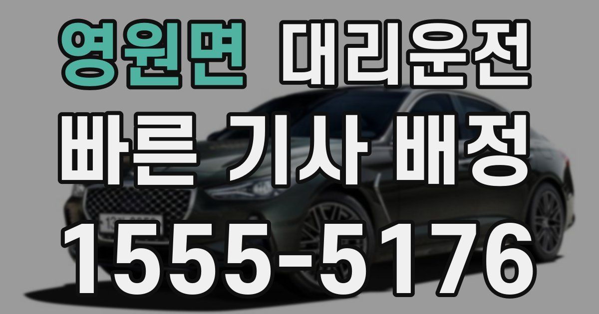 일일대리기사