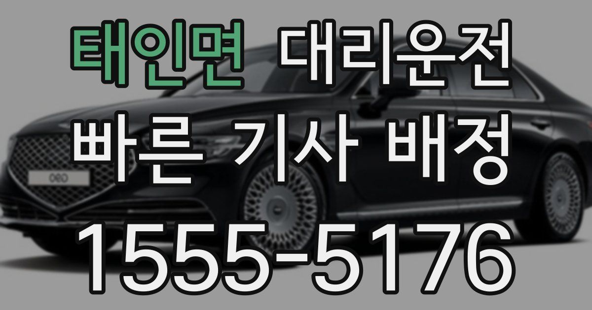 일일대리기사
