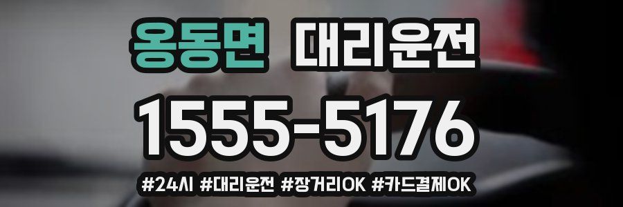 옹동면 대리운전