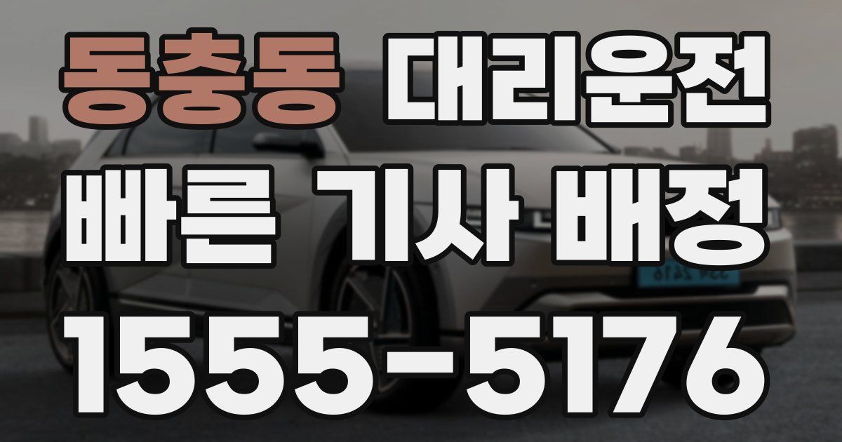 일일대리기사