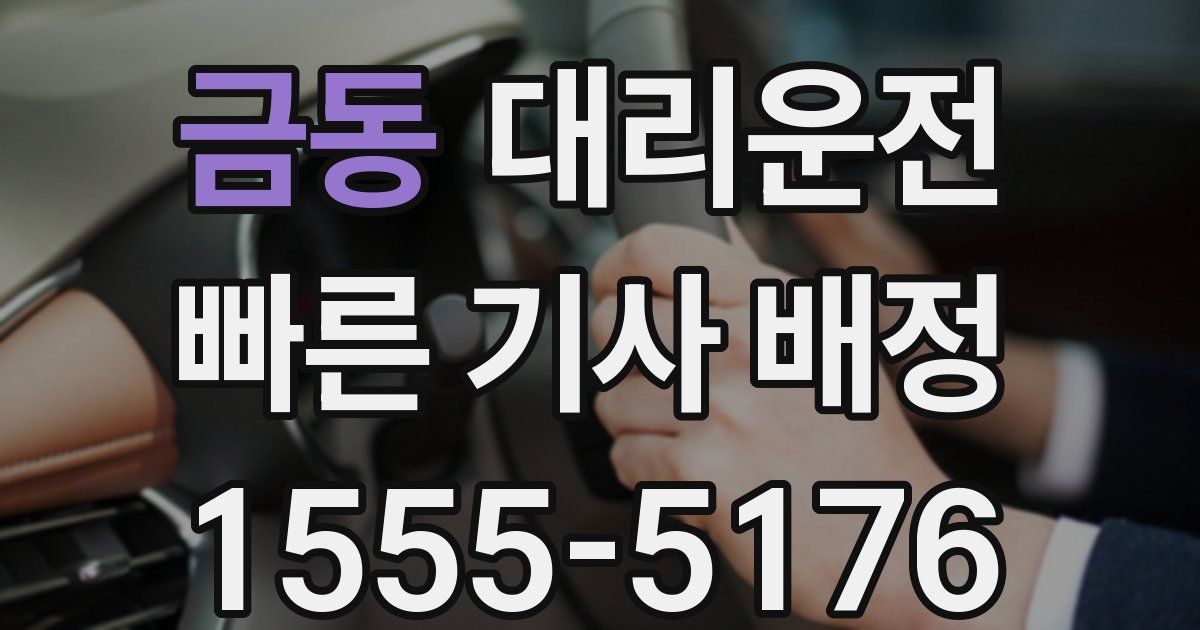 일일대리기사