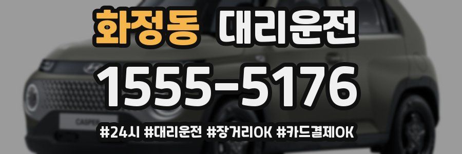 화정동 대리운전