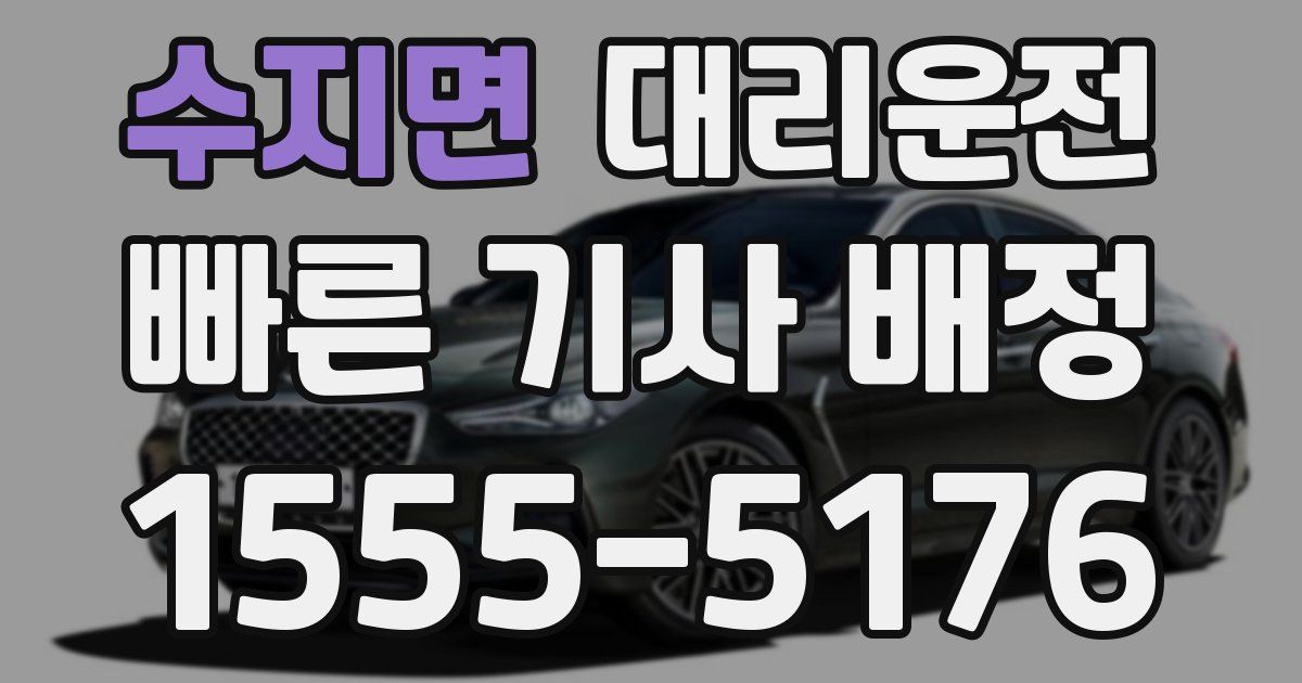일일대리기사