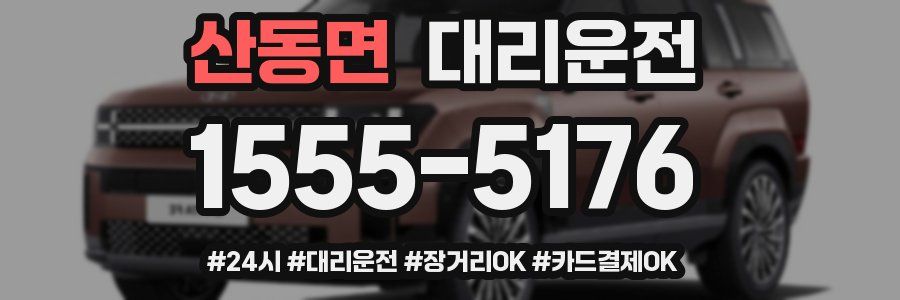 산동면 대리운전