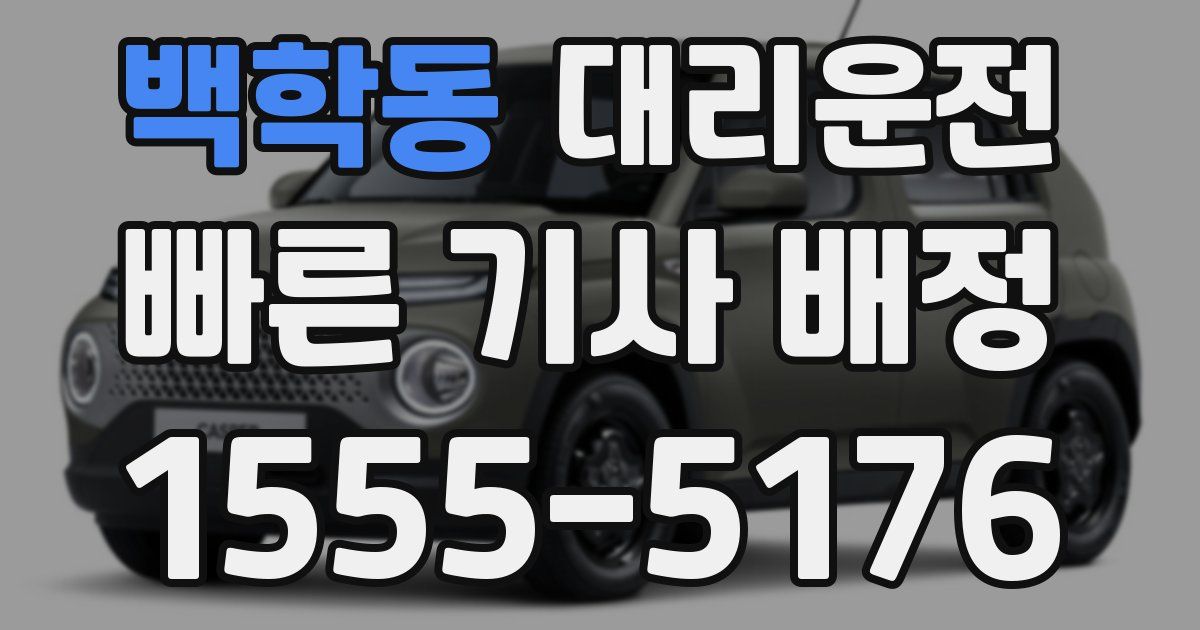 일일대리기사