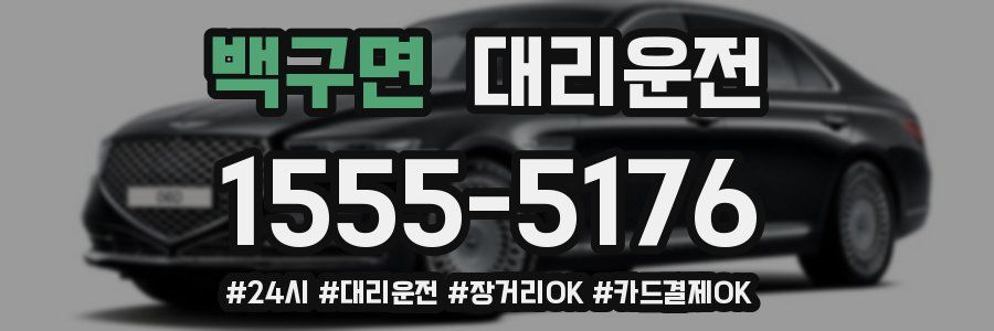 백구면 대리운전
