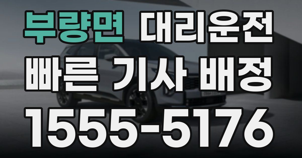 일일대리기사