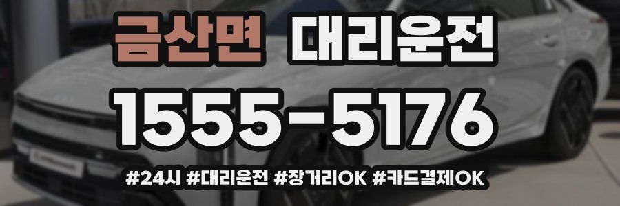 금산면 대리운전