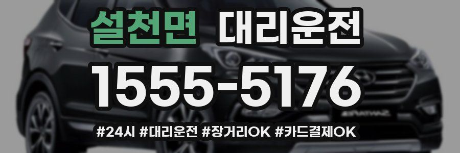 설천면 대리운전