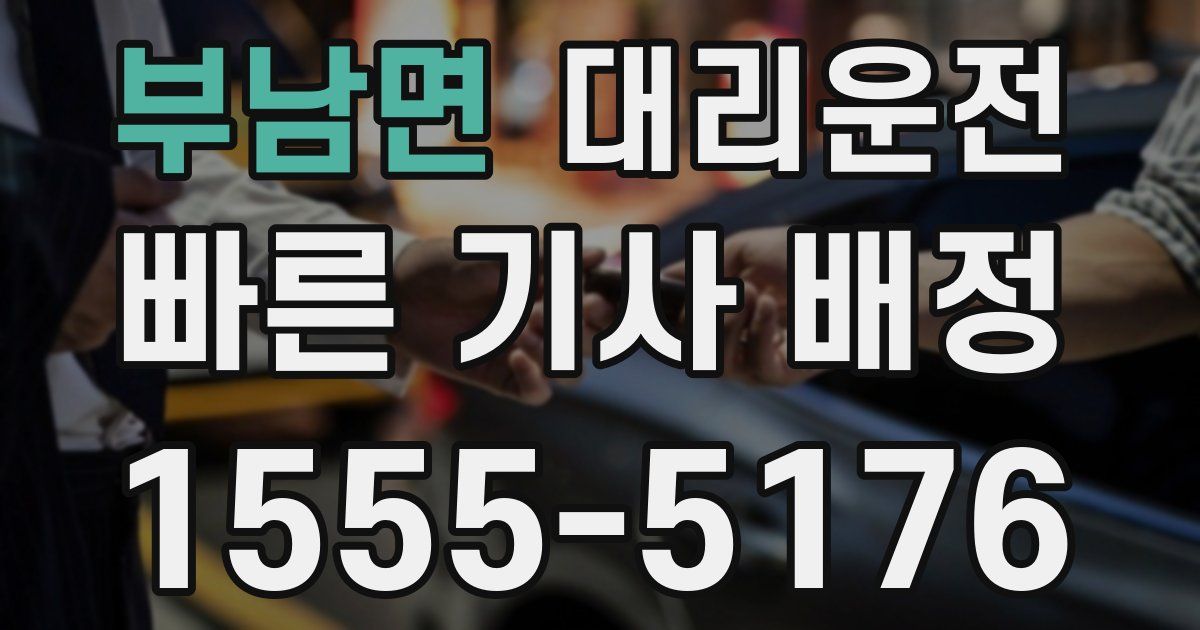 일일대리기사