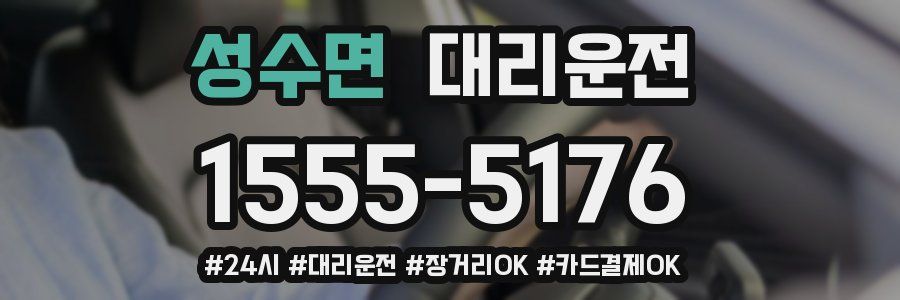 성수면 대리운전