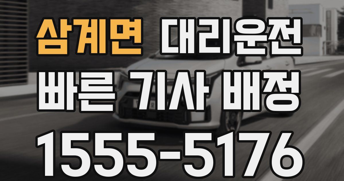 일일대리기사