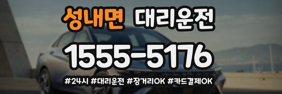 성내면 대리운전