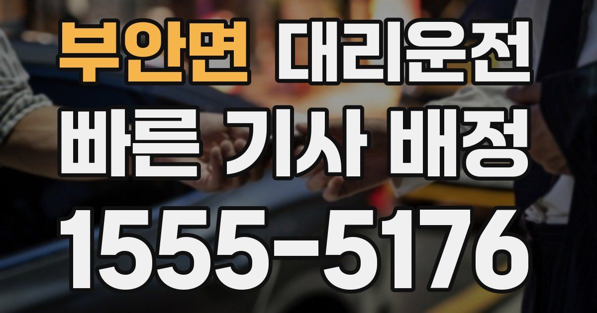 일일대리기사