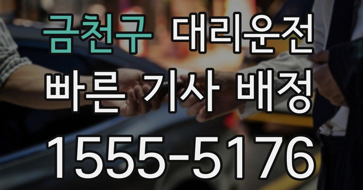 일일대리기사
