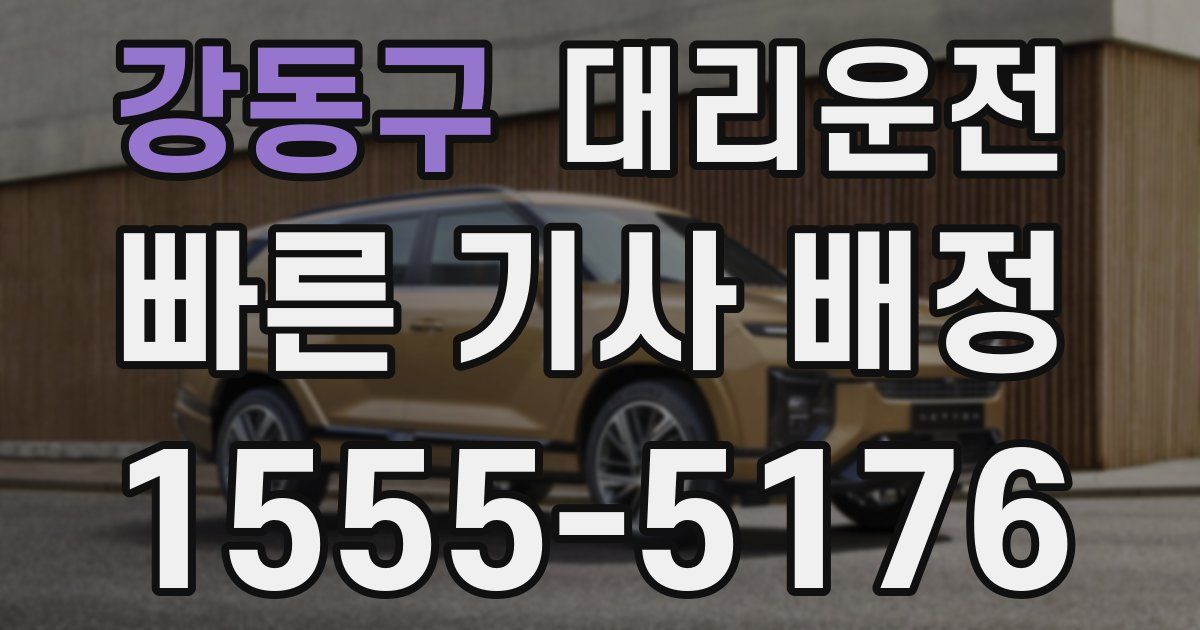 일일대리기사