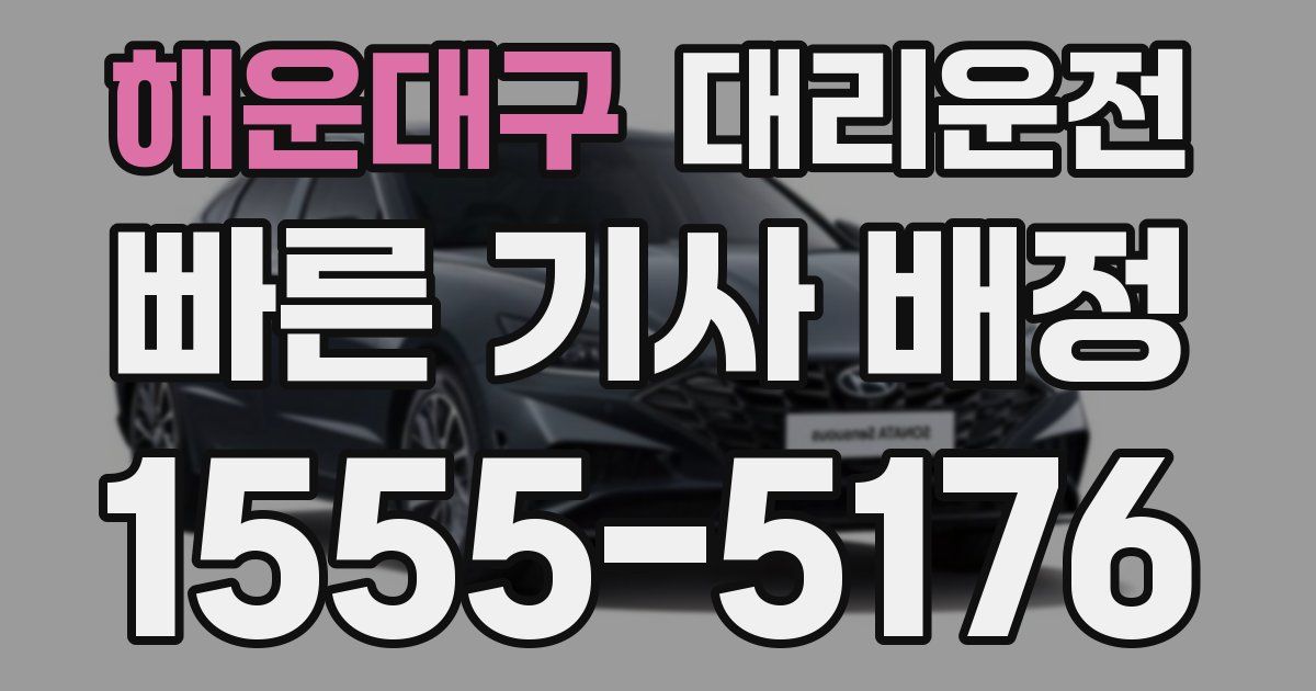 일일대리기사