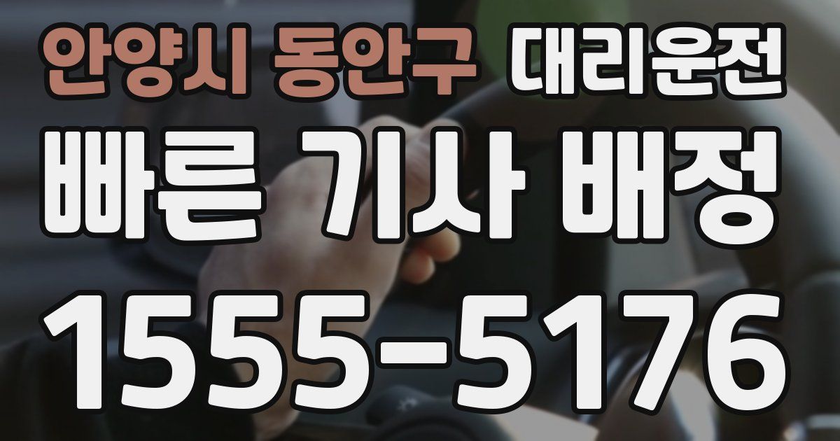 일일대리기사