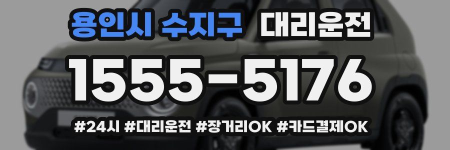 용인시 수지구 대리운전