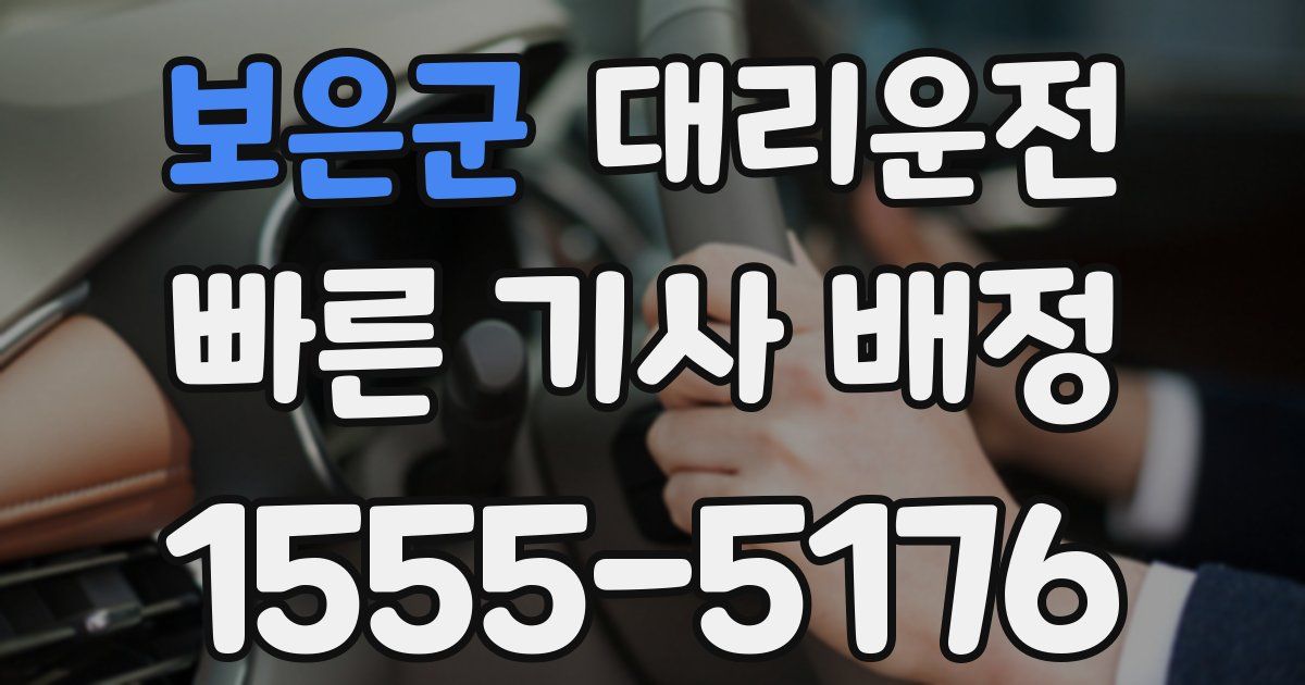 일일대리기사