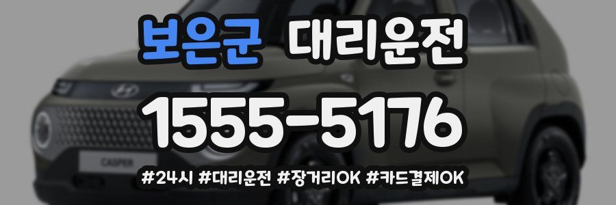 보은군 대리운전
