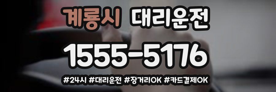 계룡시 대리운전