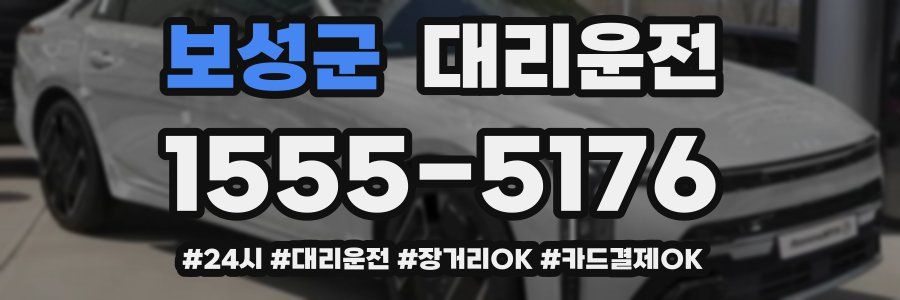 보성군 대리운전