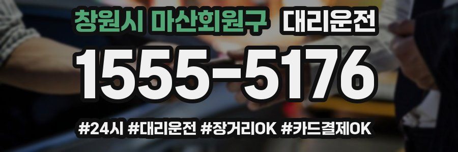 창원시 마산회원구 대리운전